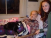 Bill, Anita & Caesar the cat